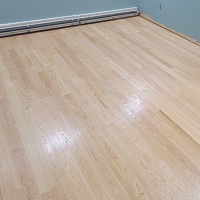 Refinished floor
